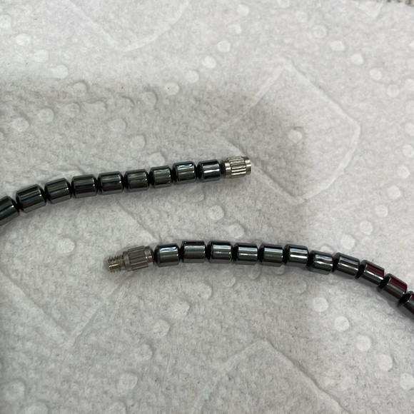 Vintage Women’s Blue Turquoise Stone Elephant Beaded Pendant Necklace 18 inches - Picture 6 of 6